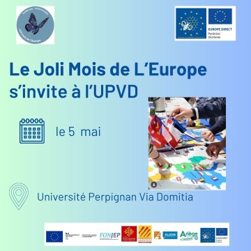 Le Joli Mois de l'Europe s'invite à l'UPVD!