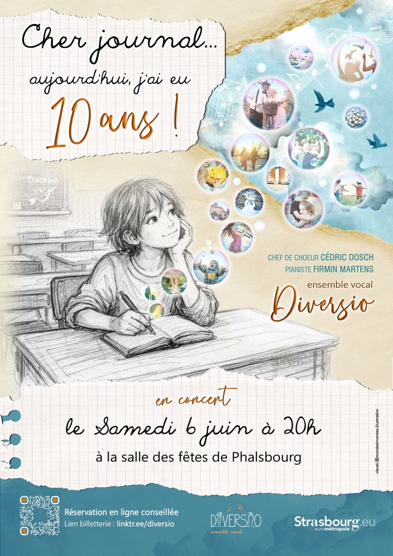 Cher journal… aujourd’hui j’ai eu 10 ans ! | Phalsbourg