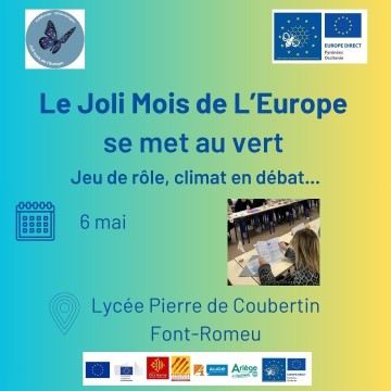 Le Joli Mois de l'Europe s'anime en vert au Lycée Pierre-de-Coubertin !