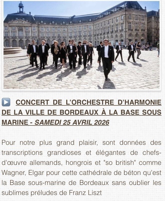 Concert de l’Orchestre d’Harmonie de Bordeaux