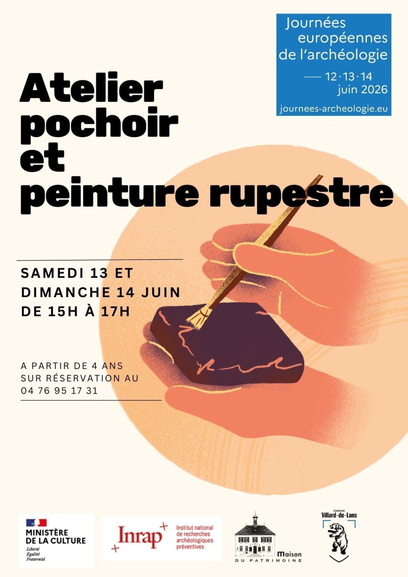 Atelier pochoir et peinture rupestre