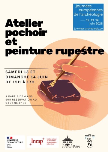 Atelier pochoir et peinture rupestre