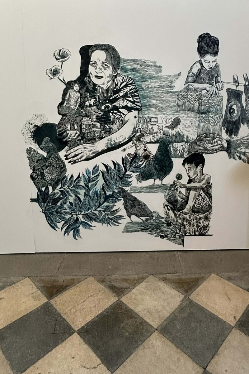 Performance artistique d'Olivia Paroldi