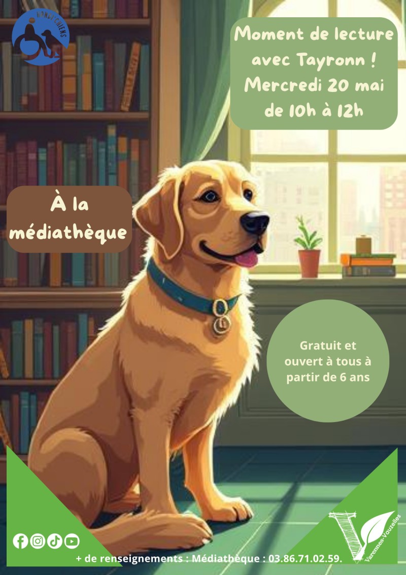 Un moment lecture pas comme les autres ! 📚