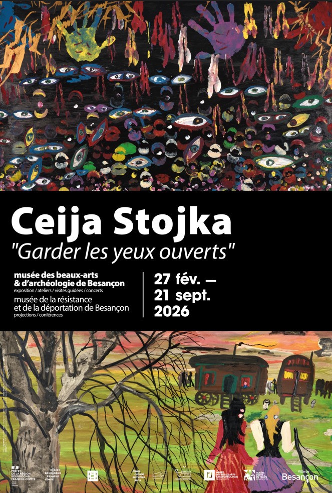 Visite à double voix de l'expostion Ceija Stojka « Garder les yeux ouverts » par Amandine Royer et Vincent Briand, commissaires de l’exposition