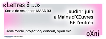 "LETTRES À..." par oXni