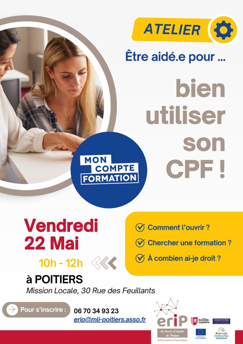 Etre aidé(e) pour bien utiliser son CPF