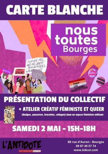 CARTE BLANCHE COLLECTIF NOUS TOUTES