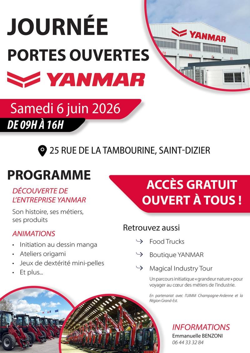 Journée Portes Ouvertes Yanmar