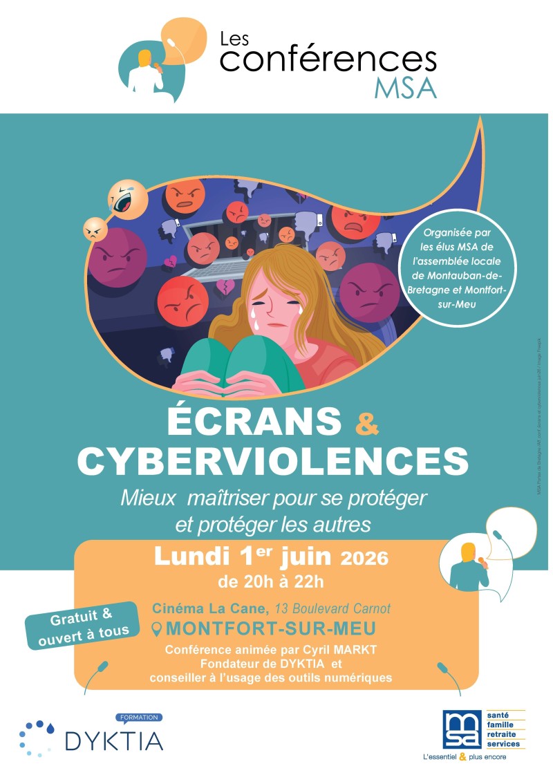 Ecrans et Cyberviolences "Mieux maitriser pour se protéger et protéger les autres"
