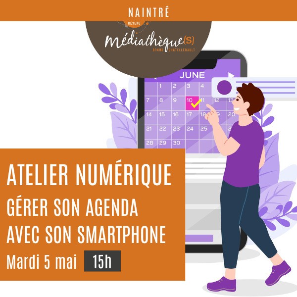 Atelier numérique : gérer votre agenda sur smartphone