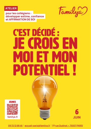Je crois en moi et mon potentiel !