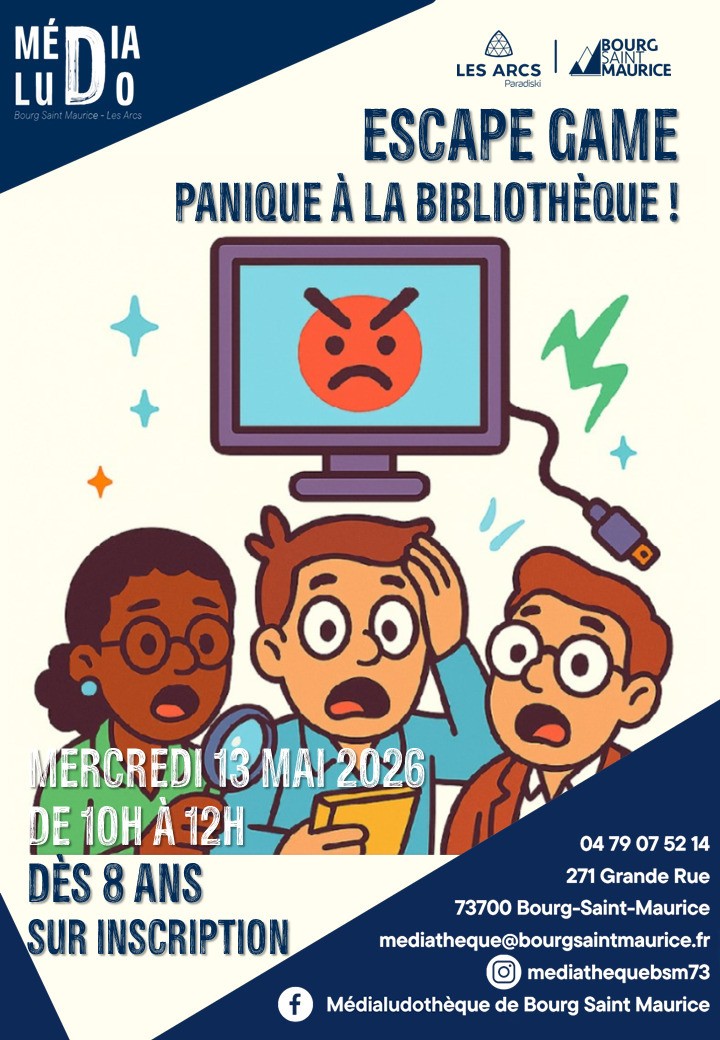 Escape game : panique à la bibliothèque