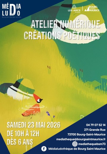 Atelier numérique : créations poétiques