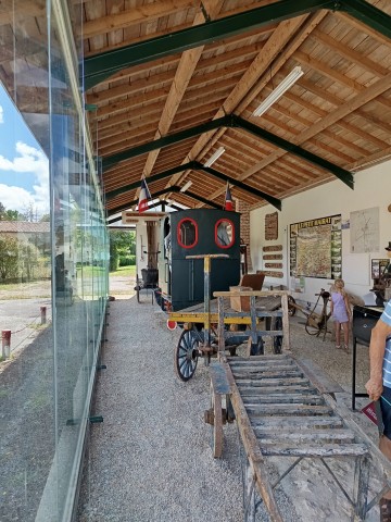 Visite guidée du musée de la gare de Gourville