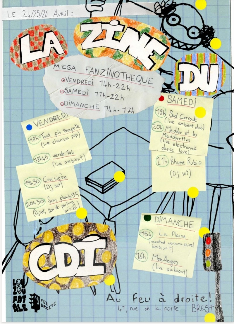 La Zine du CDI par LOUZOU FATALE