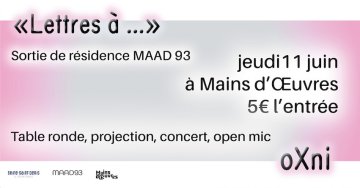 "LETTRES À..." par oXni