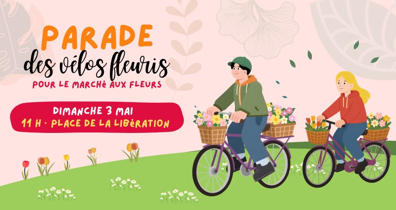 Parade des vélos fleuris