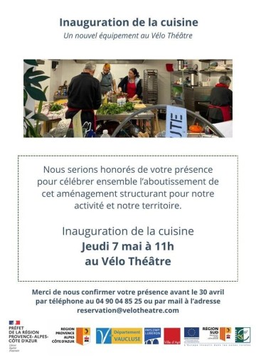 Inauguration de la Cantine du Vélo