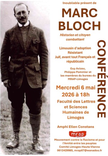 CONFÉRENCE : INOUBLIABLE PRÉSENT DE MARC BLOCH