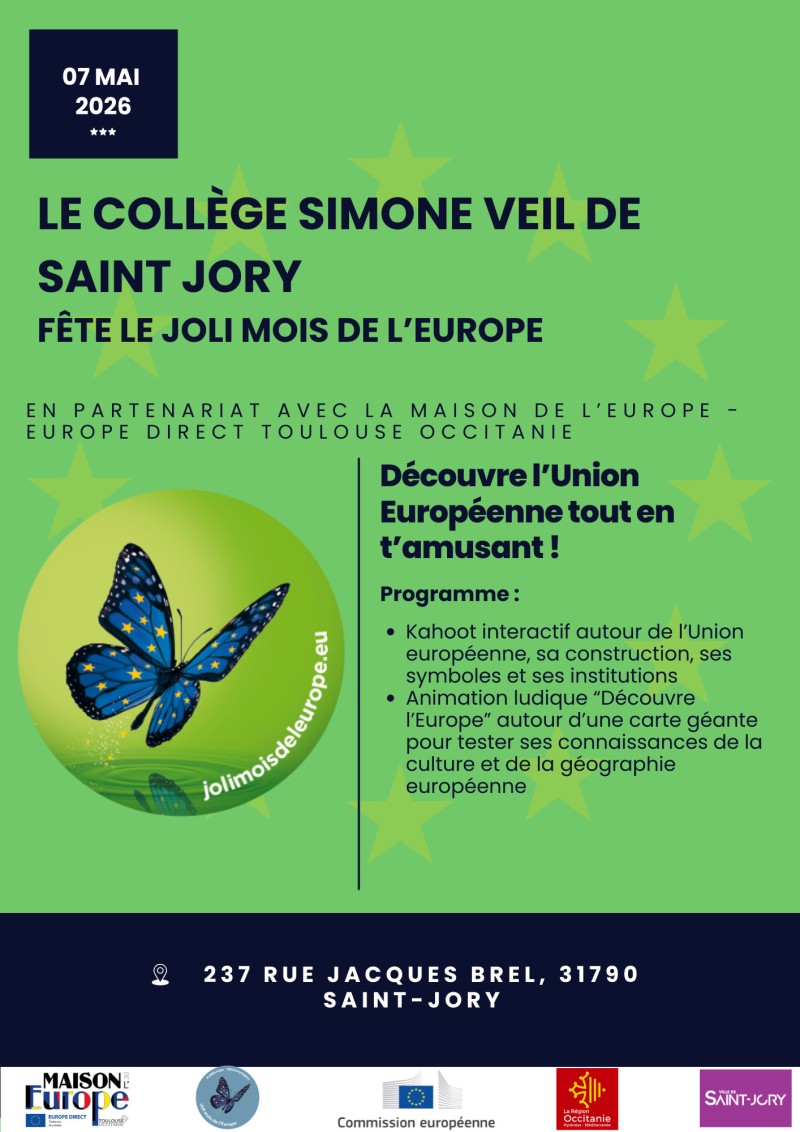 Le Joli Mois de l'Europe au collège Simone Veil