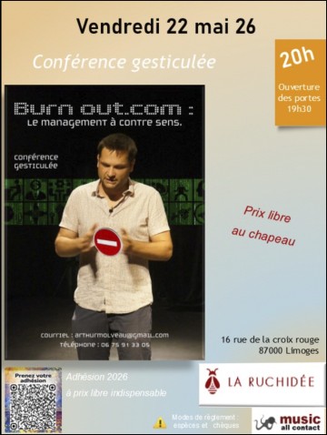 Burn Out .com : Le management à contre-sens — Conférence gesticulée