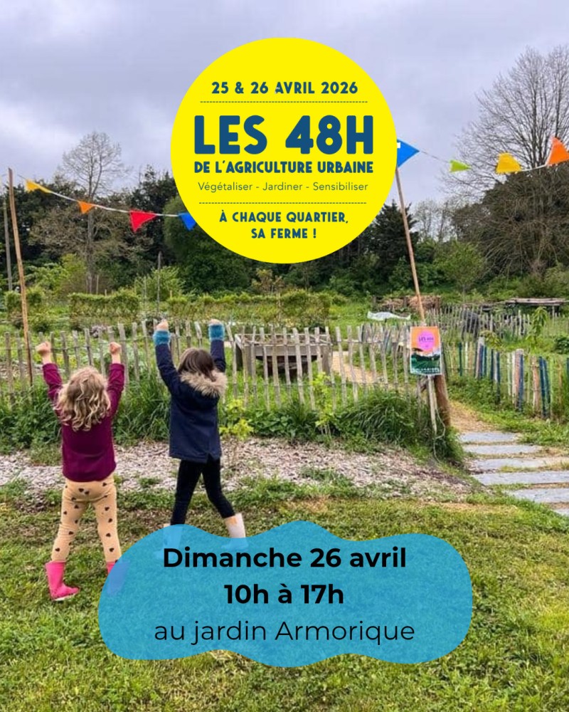 Les 48h de l'agriculture urbaine au jardin Armorique