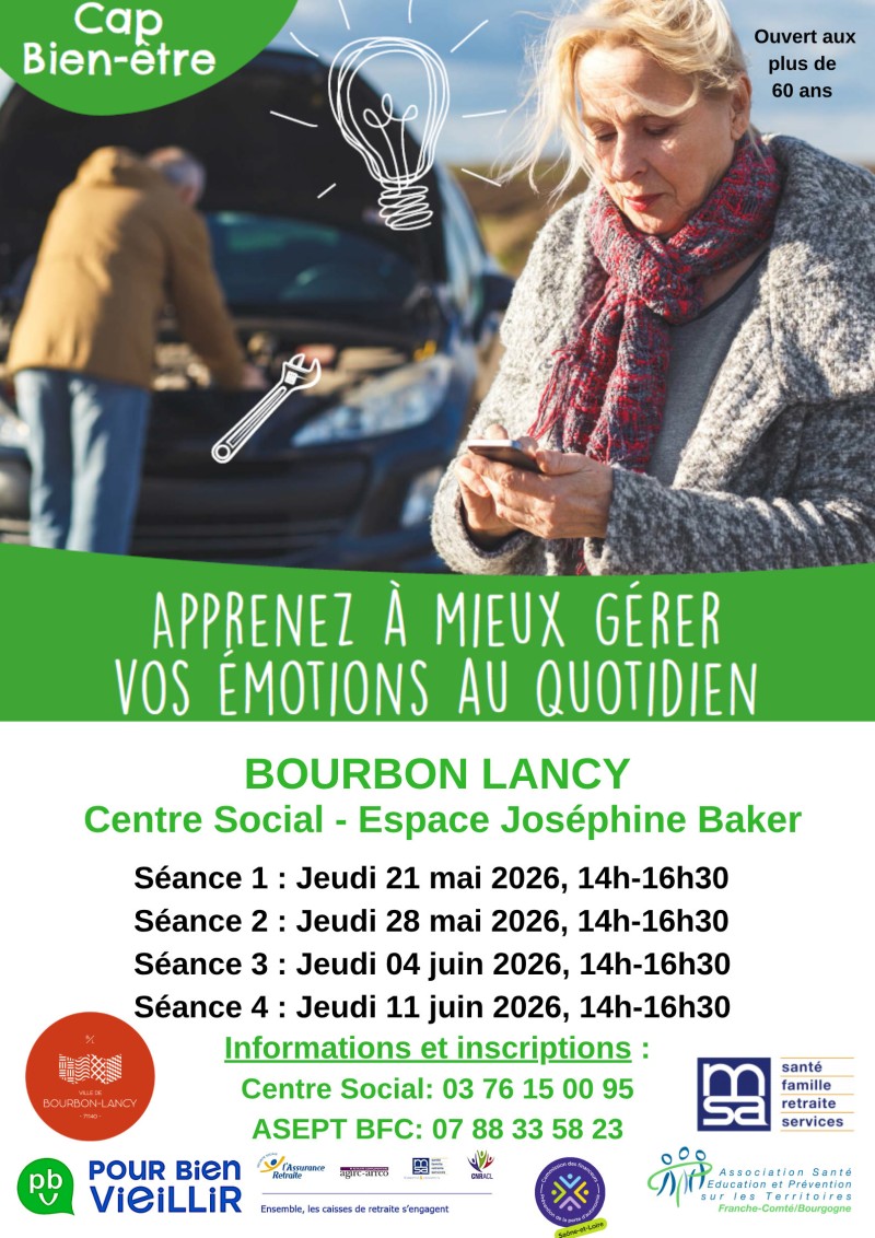 Parcours CAP BIEN ETRE à BOURBON LANCY