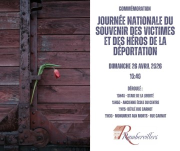 Journée nationale du souvenir des victimes et des héros de la déportation