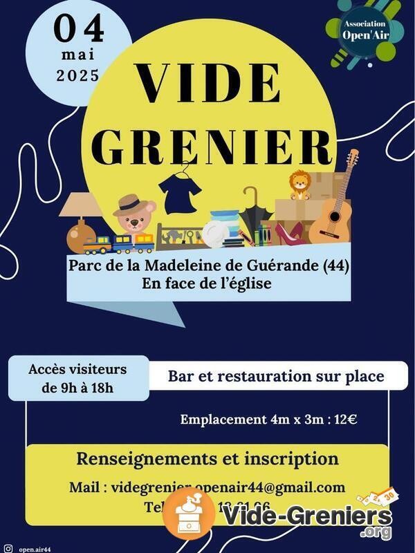 Vide-greniers par l'association Open'Air