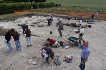 Visite du chantier de fouille programmée de Vendeuil (Village de l'archéologie de Vendeuil-Caply)