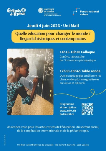 Colloque et table ronde : Quelle éducation pour changer le monde ?
