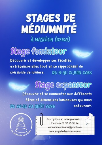 Stage de médiumnité expanseur