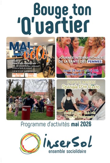 Insersol - Programme du mois de mai