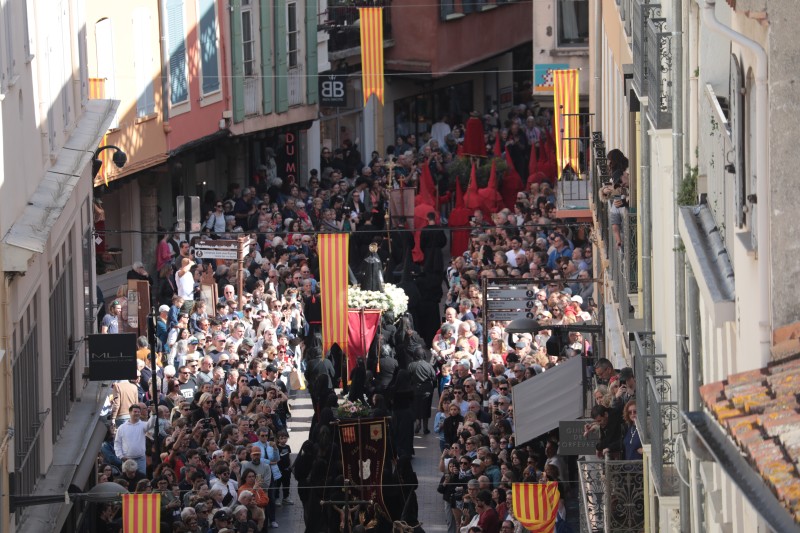 Procession de la Sanch, Perpignan, Pyrénées Orientales