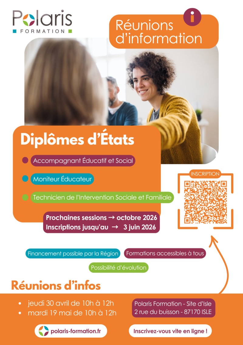 Découvrez les formations d' Accompagnant Educatif et Social, Moniteur Educateur, et Technicien de l'Intervention Sociale et Familiale
