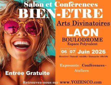 Salon du Bien-être et des Arts Divinatoires “Yozenco” au Boulodrome à Laon