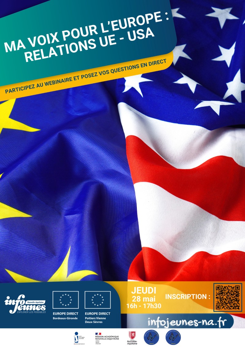 Webinaire “Ma voix pour l’Europe” : les relations UE et USA