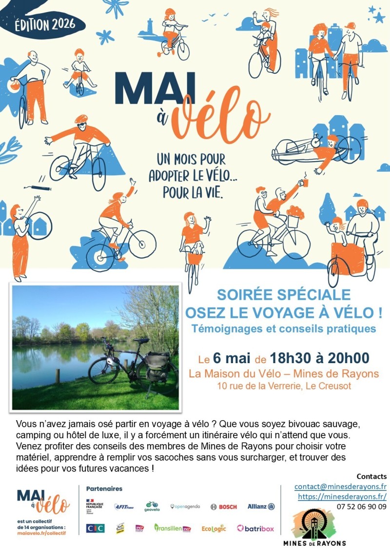 Soirée spéciale : Osez le voyage à vélo !