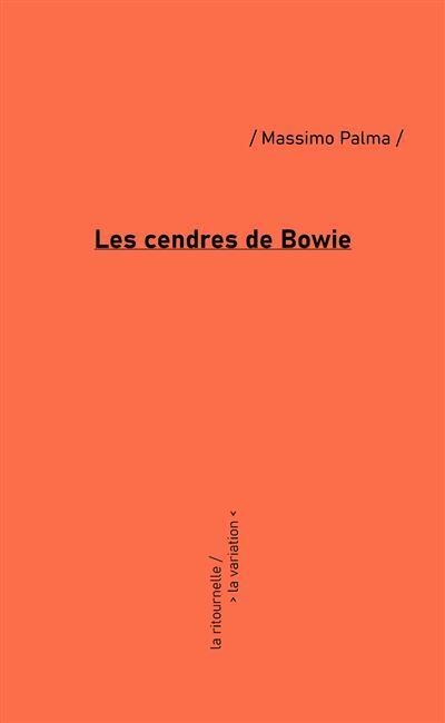 Rencontre autour de "Les Cendres de Bowie" avec Massimo Palma