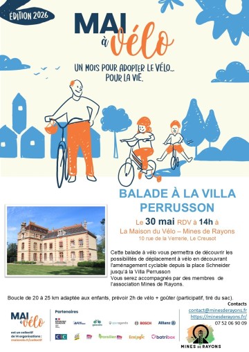 Balade à vélo à la Villa Perusson