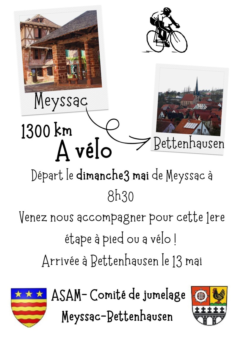Meyssac Bettenhausen à vélo !