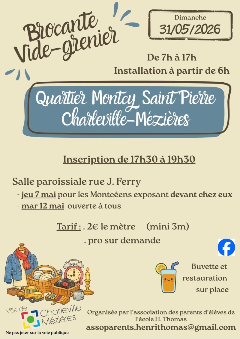 Brocante Montcy Saint Pierre - Vide-grenier