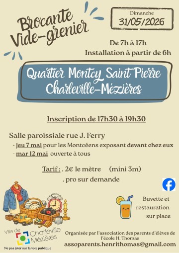 Brocante Montcy Saint Pierre - Vide-grenier