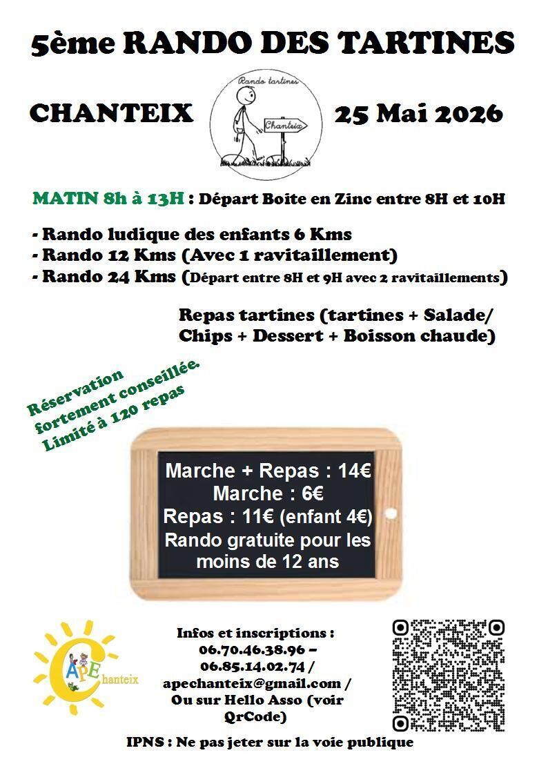 5ème Rando des tartines