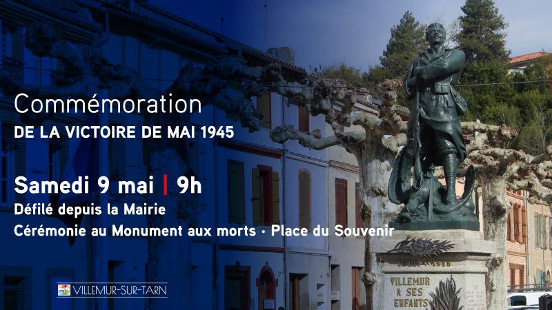 Commémoration de la victoire de mai 1945 à Villemur