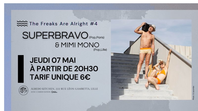 Concert x SuperBravo x Mimi Mono chez Albedo Kitchen