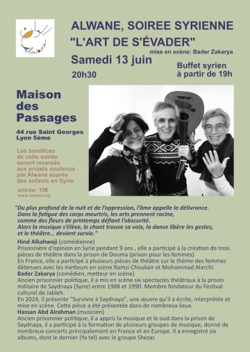 Soirée syrienne "L'art de s'évader"