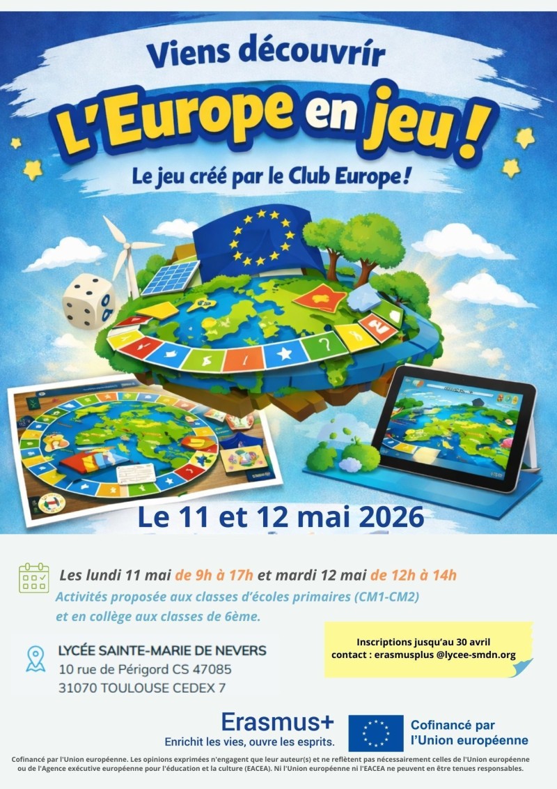 L'Europe en Jeu - Activité ludopédagogique sur la protection de l'environnement - Jeu plateau et jeu numérique.