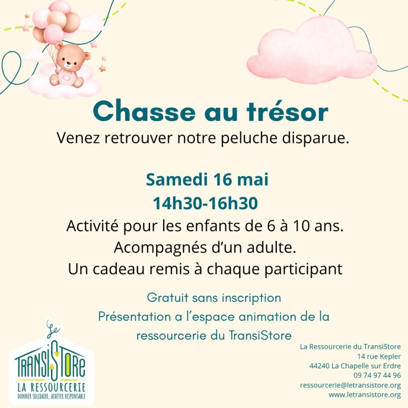 Chasse au trésor pour les 6-10 ans